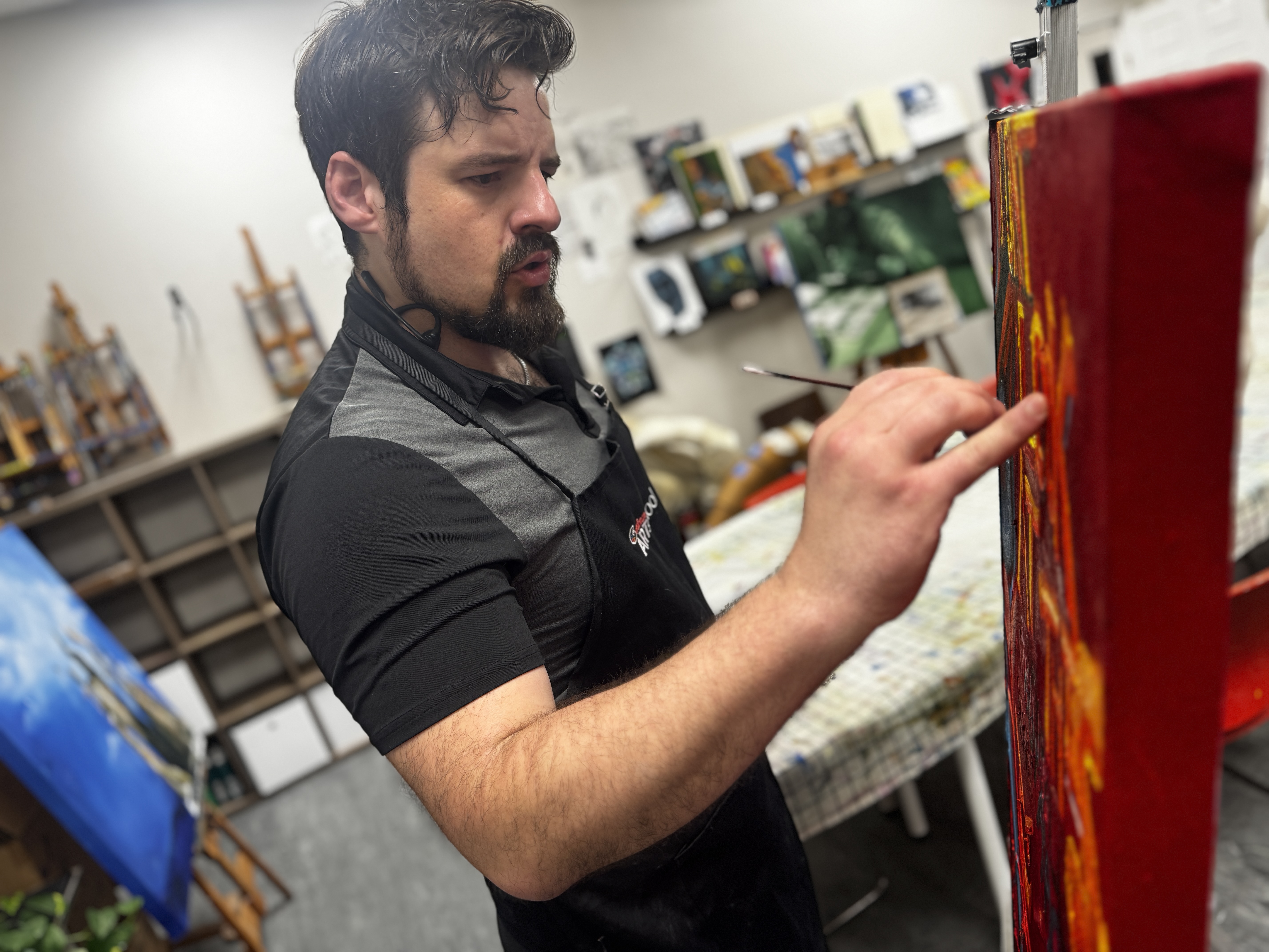 Geoff Minger artwork - self portrait study